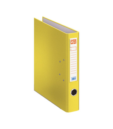 ARCHIVADOR PALANCA MATTIO PLASTIFICADO AMARILLO A4 50MM