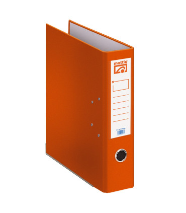 ARCHIVADOR PALANCA MATTIO PLASTIFICADO NARANJA FOLIO 70MM