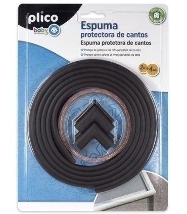PLICO BABY ESPUMA CANTOS MARRON