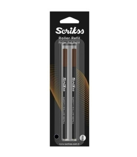 RECAMBIO SCRIKSS ROLLER 0,7 mm NEGRO B/2