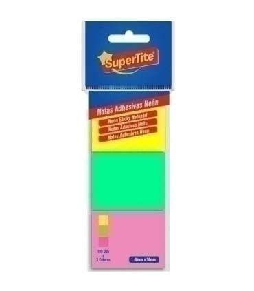 TACO NOTAS SUPERTITE 40x50 NEON 100h B/3