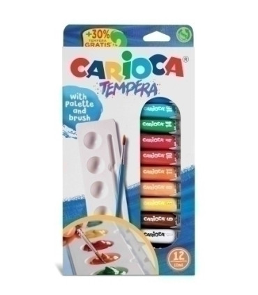 TEMPERA CARIOCA TUBO 10ml C/12