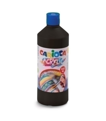 TEMPERA CARIOCA ACR.LIQ.500ml NEGRO