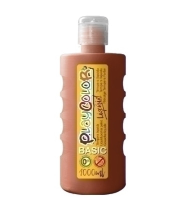 TEMPERA PLAYCOLOR LIQ. 1000 ml MARRON