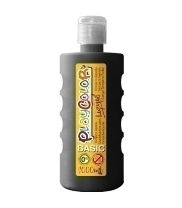 TEMPERA PLAYCOLOR LIQ. 1000 ml NEGRO