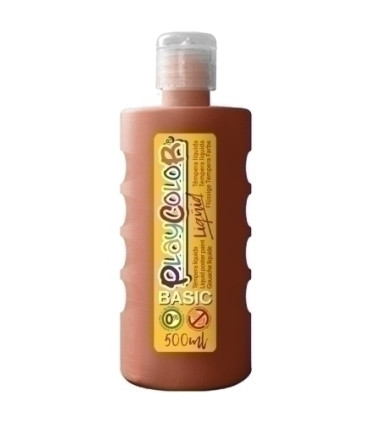 TEMPERA PLAYCOLOR LIQ. 500 ml MARRON