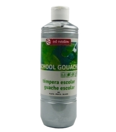 TEMPERA TALENS GOUACHE 500 ml PLATA