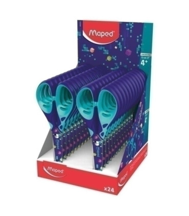 TIJERAS MAPED PIXEL PARTY 13 cm.EXP.24