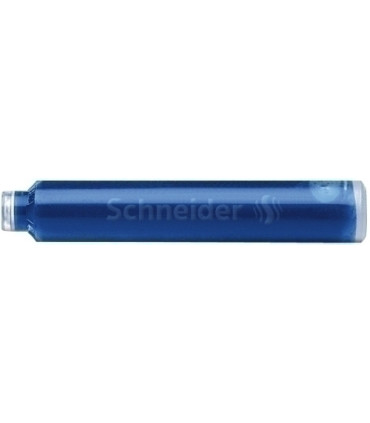 TINTA ESTILOG.SCHNEIDER CAJA 6 CART.AZUL