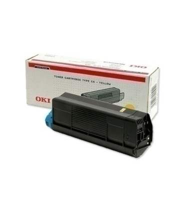 TONER OKI C3100 AMARILLO TYPE C6L