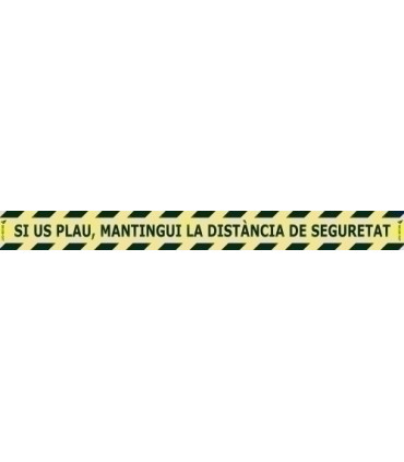 VINILO SUELO 100x10 DISTANCIA DE SEGURET