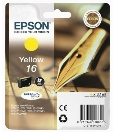 CART.IJ.EPSON T162440 Nº16 AMARILLO