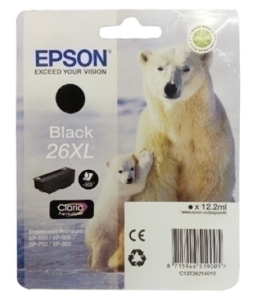 CART.IJ.EPSON T262140 26XL NEGRO