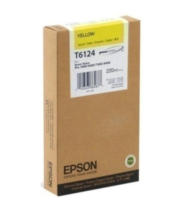 CART.IJ.EPSON T612400 AMARILLO (220ML.)