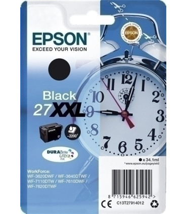 CART.IJ.EPSON T279140 Nº27XXL NEGRO