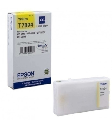 CART.IJ.EPSON T7894 XXL AMARILLO