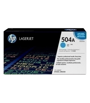 TONER HP CE251A Nº504A LJ CP3525  CIAN