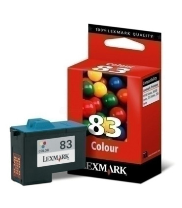 CART.IJ.LEXMARK 18LX042E Nº83 PLUS COLOR