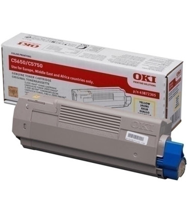 TONER OKI 43872305 AMARILLO TYPE C11