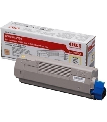 TONER OKI C5850 AMARILLO C11 (6.000 pág)