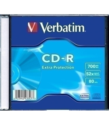 CD-ROM VERBATIM 700MB 52x SLIM C/10