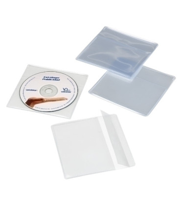 FUNDA CD/DVD CARCHIVO SOLAPA PACK DE 20