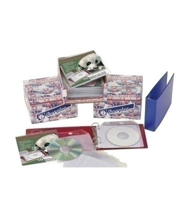 FUNDA CD/DVD IBERP. 125x125 SOL. T P/10