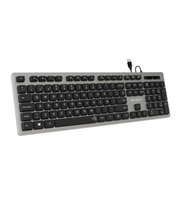 TECLADO SUBBLIM WIRED ERGO HQ USB GRIS