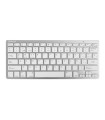 TECLADO SILVER HT BLUETOOTH BLANCO