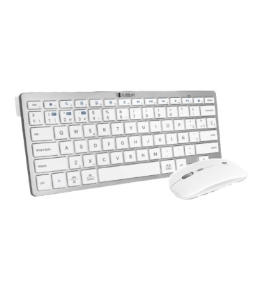 TECLADO Y RATON SUBBLIM COMBO BLANCO