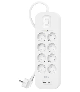 ENCHUFE PROTECTOR BELKIN 8 SAL.(REGLETA)