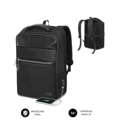 MOCHILA SUBBLIM BUSINESS V2 AP 16  NEGRO