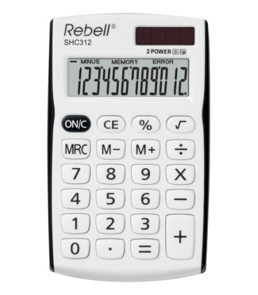 CALCULADORA BOLS.REBELL 12 DIG. 312 NG