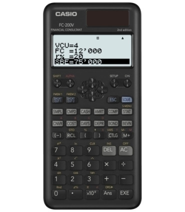 CALCULADORA FINANCIERA CASIO FC-200V-2