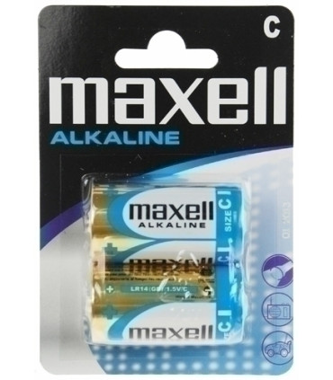 PILAS ALCALINA MAXELL LR14 B/2