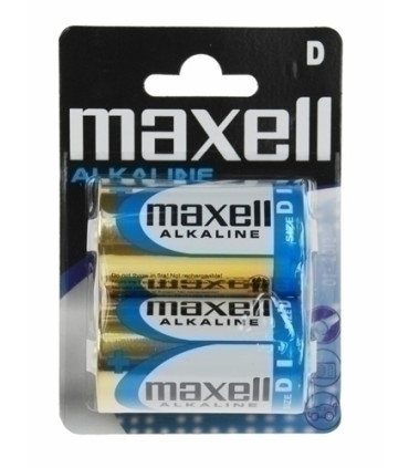 PILAS ALCALINA MAXELL LR20 B/2