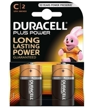 PILAS DURACELL C PLUS (MN1400-LR14) B/2