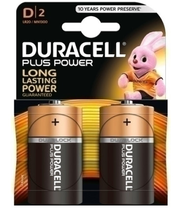 PILAS DURACELL D PLUS (MN1300-LR20) B/2