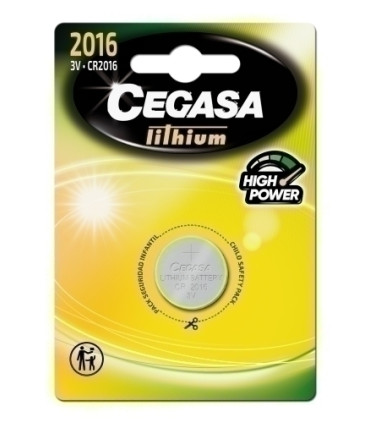 PILAS CEGASA MICRO CR2016 3V B/1