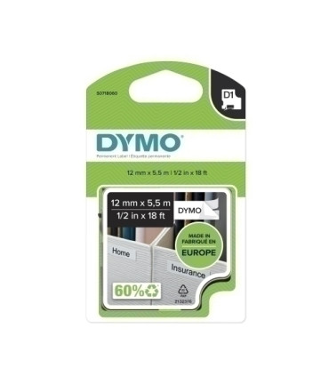 CINTA ROT.DYMO LM D1 POLYEST. 12 NG.s/BL