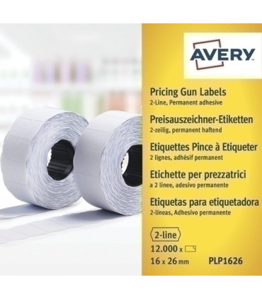 ETIQ.PRECIOS AVERY 26x16 BLANCO