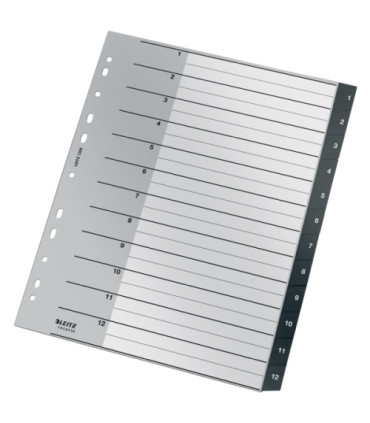 INDICE LEITZ PP RECYCLE NUM.A4+ ps.1-12