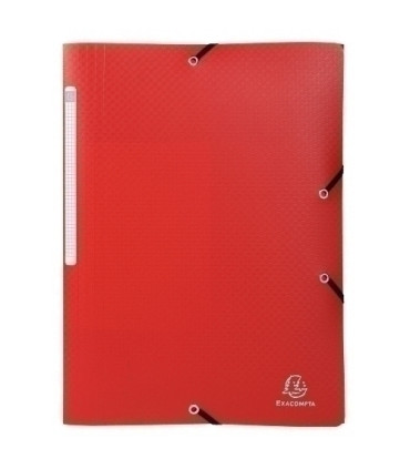 CARPETA SOLAP.EXACOMPTA PP A4 ROJO