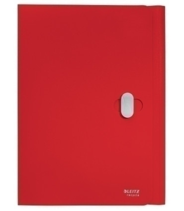 CARPETA SOLAP.LEITZ RECYCLE PP A4 ROJO