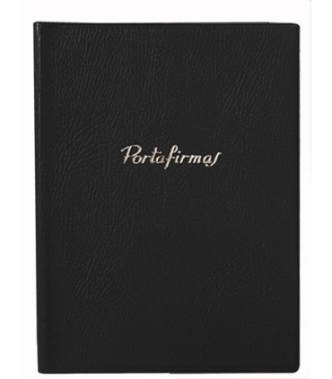 PORTAFIRMAS SARO PVC 20 DPTOS. NEGRO