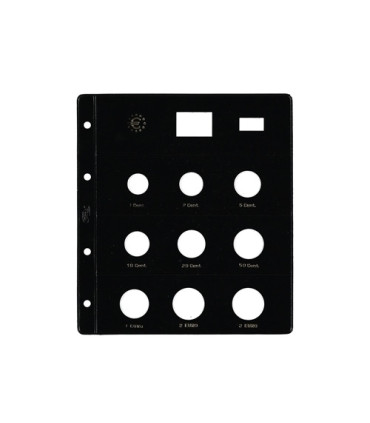 FUNDA para MONEDAS PARDO CLARAB.€  9 alj