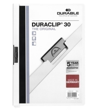 DOSSIER CLIP DURACLIP A4 2200 30h BLANCO