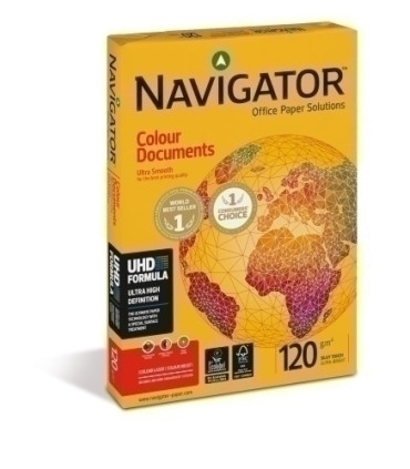 PAPEL A4 NAVIGATOR 120g 250h COLOUR DOC.