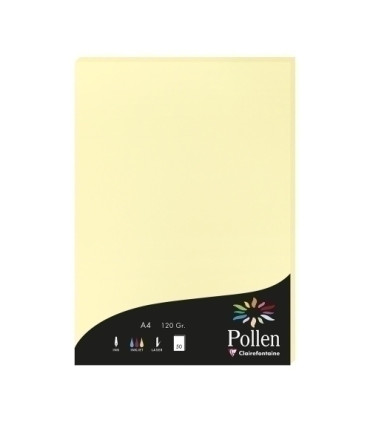 PAPEL CLAIREFONTAINE POLLEN A4 50h CANAR