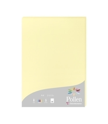 PAPEL CLAIREFONTAINE POLLEN A4 25h CANAR